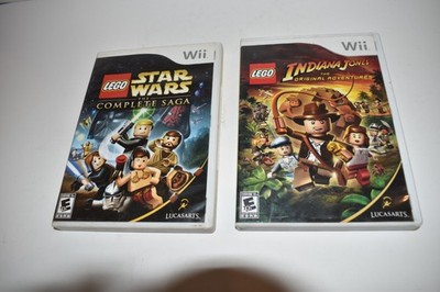 Wii INDIANA JONES THE ORIGINAL ADVENTURES & STAR WARS THE COMPLETE SAGA (GSW107)