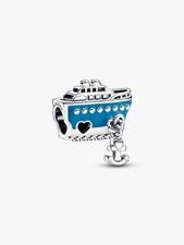 Pandora Anchored Cruise Ship Charm, sterling silver, brand new in box