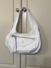 Simply Vera Vera Wang White Shoulder Bag With Magnetic Closure