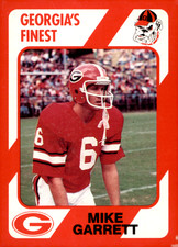 1989 Collegiate Collection Georgia Bulldogs - Mike Garrett #105
