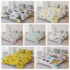 3D Summer Fruits Palms Pattern Quilt Cover Duvet Cover Comforter set