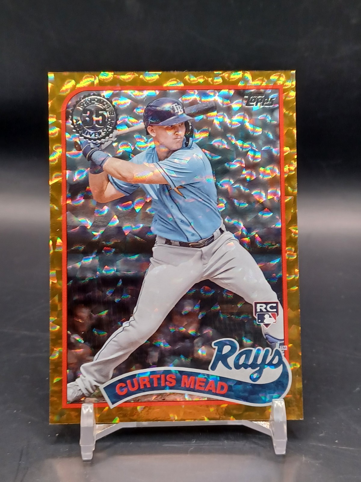 2024 Topps Curtis Mead Gold Foilboard /50 1989 35th Anniversary #89B-85