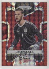 2018 Panini Prizm World Cup Red Mosaic Prizm David de Gea #198 s6t
