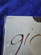 Gio New Orleans Heel 9.5 Chocolate Fully Fashioned Seamed Stockings Brand New
