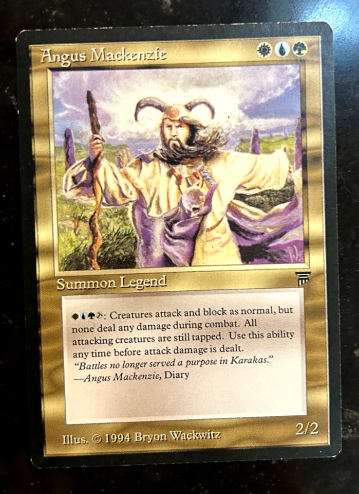 Angus Mackenzie Legends Magic the Gathering NM - Image 2 of 4