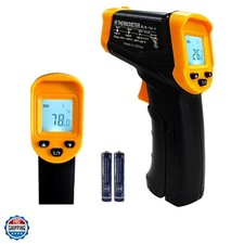 Digital Infrared Thermometer gun for cooking,BBQ,Pizza oven,Ir Thermometer wi...