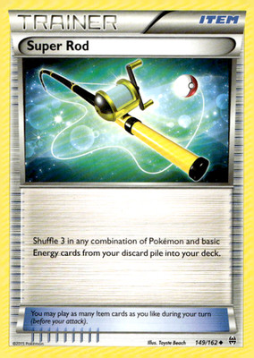 Super Rod 149/162 Uncommon Regular XY - BREAKthrough LP