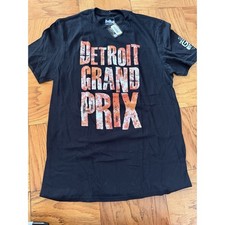 DETROIT GRAND PRIX INDY RACING T SHIRT Unisex M BLACK BACK TO THE STREETS 511