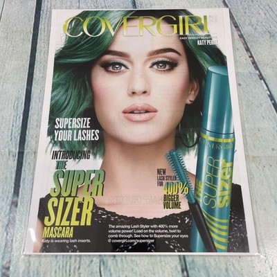 2015 Sexy Katy Perry Covergirl Makeup Print Ad/Poster Promo Art Magazine Page