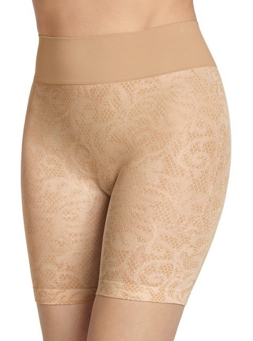 JOCKEY Size 3XL Shaping Shorts Tummy Control Shapewear Seamless Cool BEIGE