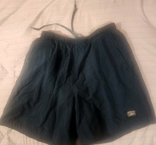 Speedo Men's Swim Trunks Shorts. Dark Green. Size L.