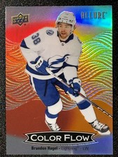 2024-25 Upper Deck Allure #CFL-11 Brandon Hagel Color Flow Red-Orange Lightning