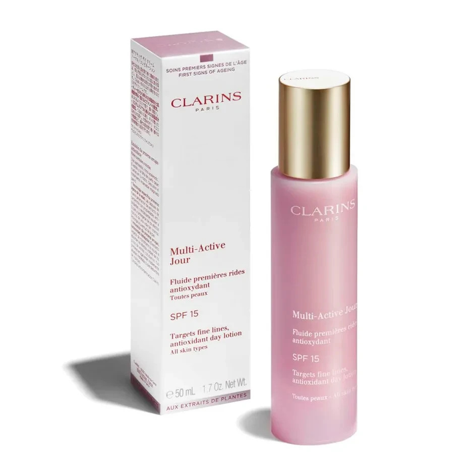 Clarins Multi-Active Jour fluide anti-rides haute performance toutes peaux