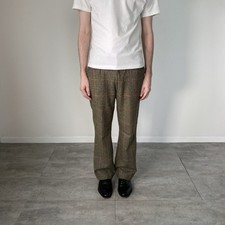 Vintage 1980'S Check Pattern Slacks Men's Size W34