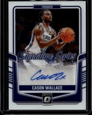 2023-24 Donruss Optic #SS-WAL Cason Wallace Signature Series