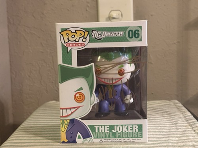 #ad #ad TROY BAKER SIGNED JOKER FUNKO POP “HA HA HA” ORIGINAL DC UNIVERSE 2010 $124.99