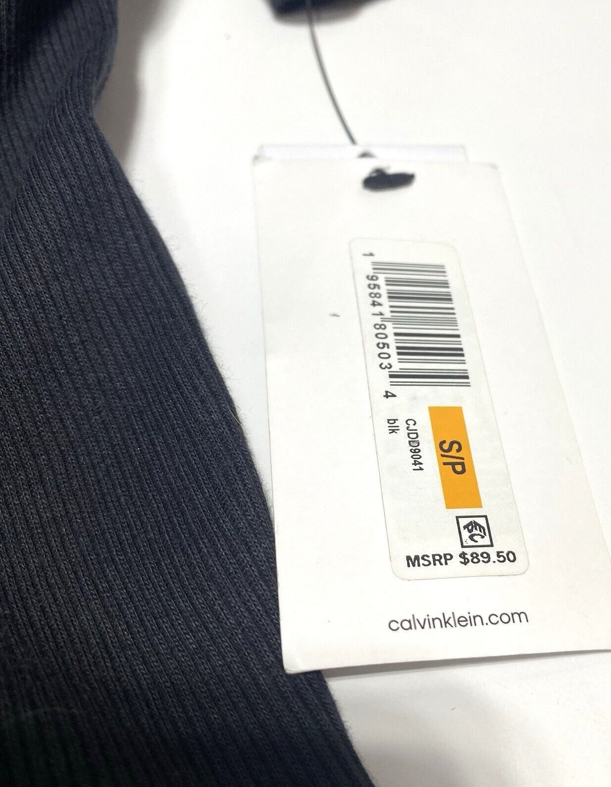 Calvin Klein Black Dress Women’s Small Long Sleeve Henley Summer Casual New thumbnail 4