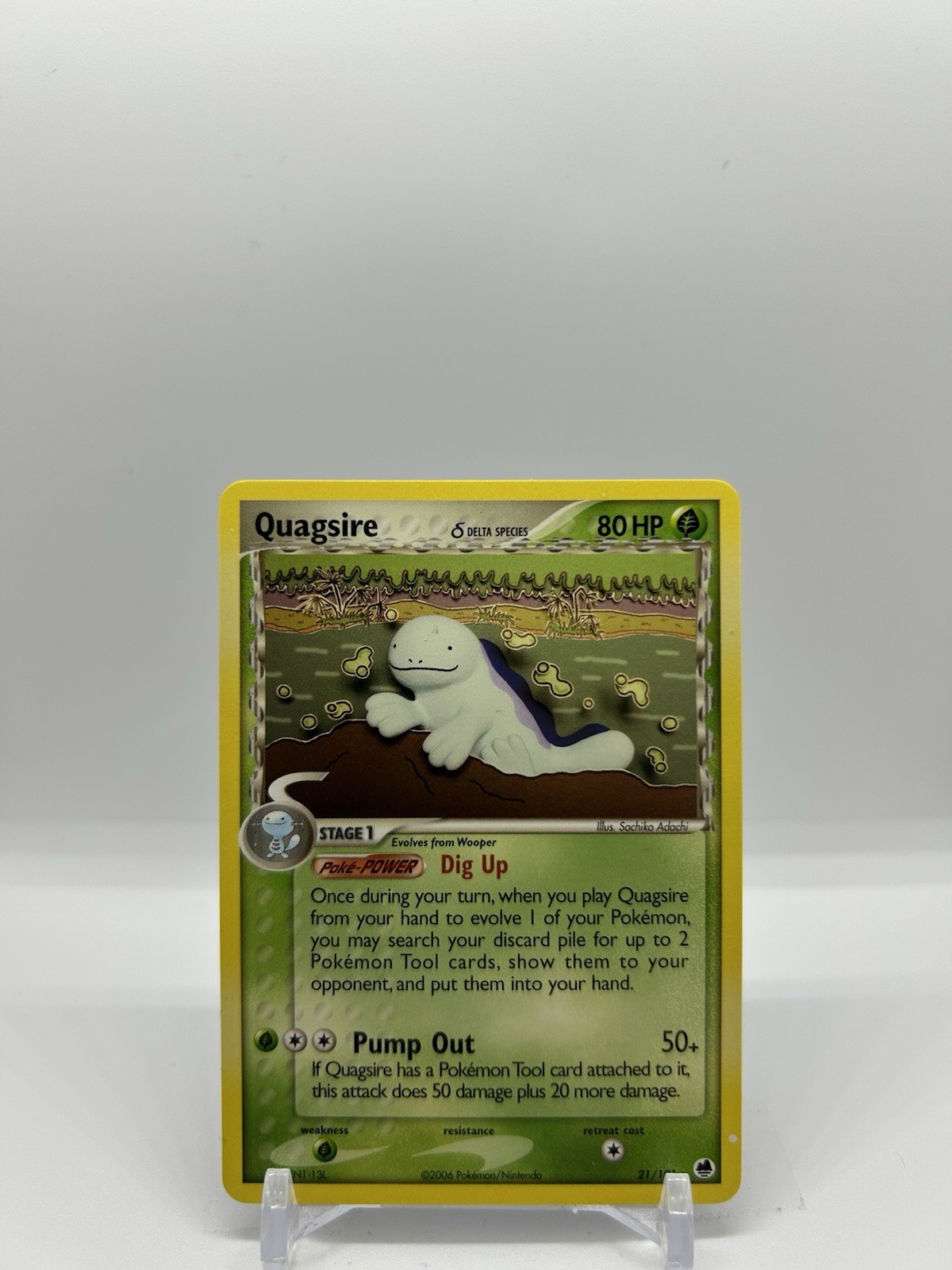 Quagsire (Delta Species) 21/101 Dragon Frontiers Regular Near Mint