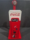 Vintage Coca-Cola Vending Machine Wooden Paper Towel Holder Retro Kitchen Decor.