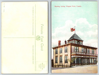 #ad #ad Niagara Falls Canada Glasgow#x27;s Observatory amp; Burning Spring Postcard AJ232 $19.99