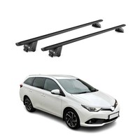 DachträGer GrundtäGer FüR Toyota Auris Mk2 Kombi 2012-2018 100Kg Alu Schwarz ABE