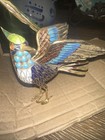 Vintage Pair Chinese Cloisonné Bird Figurines! — photo 2