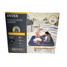 Colchón de cama de aire estándar Intex Queen de 10 pulgadas con haz de dura alto tamaño queen LEER