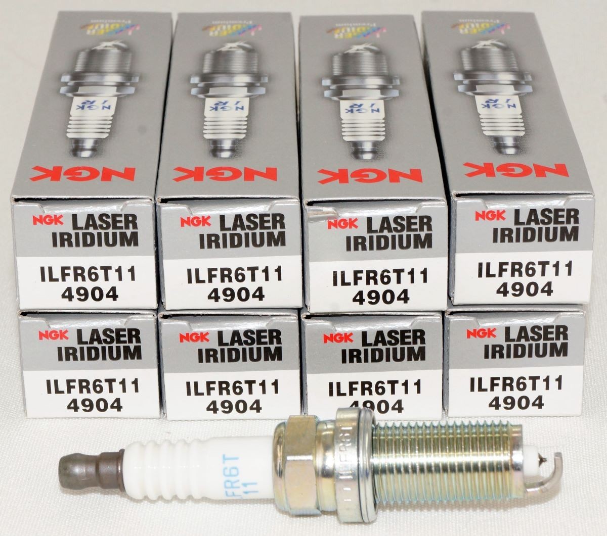 8 Pack Genuine NGK 4904 Laser Iridium Spark Plugs ILFR6T11 for Toyota and Lexus