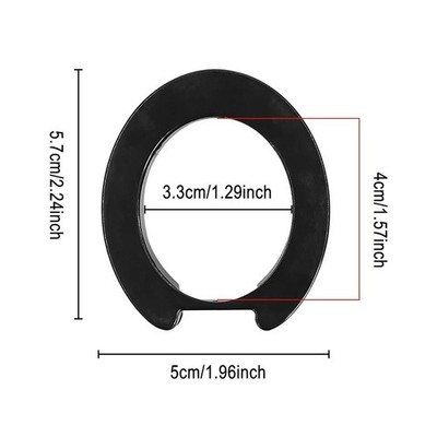 Schwarz Kunststoff Lenker Klemmring f��r XIAOMI 4 Pro Scooter