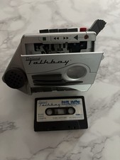 Tiger Deluxe Talkboy Cassette Player  Recorder w/ Built-in Microphone