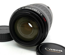 Canon Zoom Lens EF 55-200mm F4.5-5.6 II USM [Mint] Ultrasonic w/Caps 530046