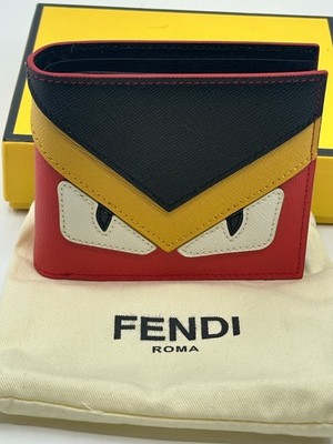 Fendi Monster Eye Bifold Wallet