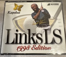 Links LS 1998 Edition Golf Computer PC Game 1998, 6 Golfer Animations 4Cd s
