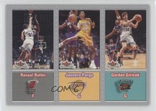 2002 Fleer Tradition Crystal /199 Rasual Butler Jannero Pargo Gordan Giricek r3x