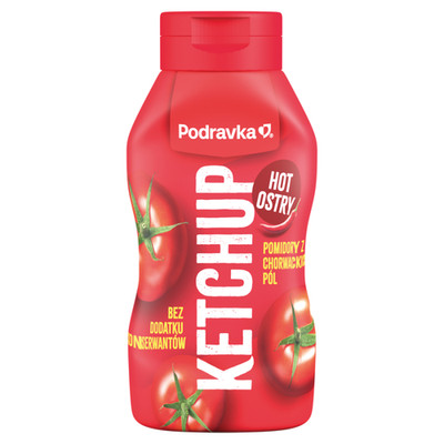 3856020273910 Podravka Ketchup ostry 310 g PODRAVKA