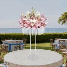 Wedding Flower Stand Flower Holder Single Tier Acrylic Wedding Flower Stand