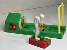 Vintage 2001 Carl's Jr Christmas Toy  Olive The Other Reindeer  push button  Toy