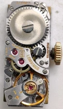 Longines 510 FHF 59 High Grade 17 jewel watch movement Diamond Dial For Repair
