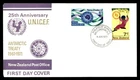 Mayfairstamps New Zealand FDC 1971 Antarctic Treaty UNICEF 25th anniversary dual