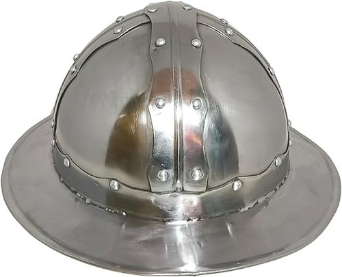Armadura Medieval Ganado Sombrero Casco LARP SCA Cruzado Funcionalidad Para Disfraz - Imagen 3 de 4