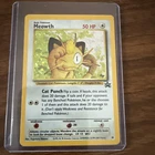 Meowth 10/53 Wotc Promo Holo Rare Vintage Pokemon Card