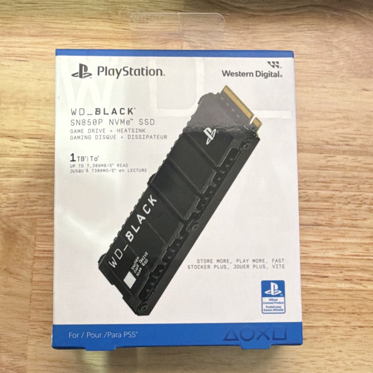 Western Digital WD_BLACK SN850P 1TB M.2 NVMe SSD for PS5 - NEW 