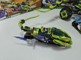 Lego Ninjago 9445 Fangpyre Truck Ambush & 9447 Lashas Bite Cycle Parts & Box Lot