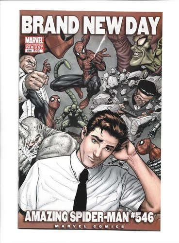 Amazing Spider-man #546, VF 8.0, 2nd Print; 1st Mister Negative