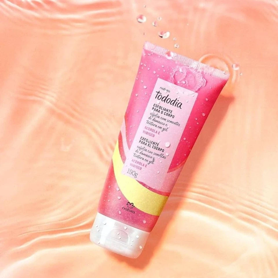 Todo Dia Acerola and Hibiscus Body Scrub 190g Natura Daily Skin Care - Image 3 of 3