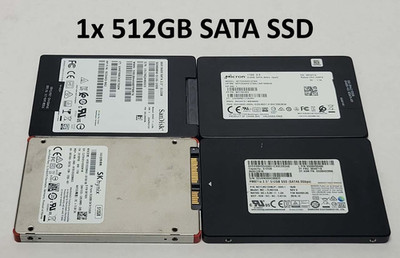 Mixed Brands 512GB 2.5'' SATA SSD 512GB SOLID STATE DRIVE QUANTITY OF 1