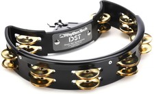 Rhythm Tech Drum Set Tambourine - Black w/Brass Jingles