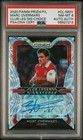 Marc Overmars RARE POP1 PSA 8 AUTO AUTH Prizm Club Legend Signature PSA/DNA CERT