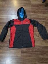 The North Face Dryvent Boys Hooded Mesh Lining Zip Windbreaker Jacket Lg 14/16