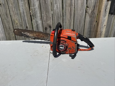 #ad HOMELITE 360 AUTOMATIC CHAINSAW PARTS OR REPAIR SEE PHOTOS $275.00